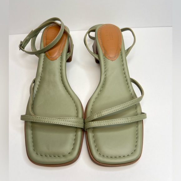 ASOS DESIGN Hampton Block Mid Heeled Strappy Sandals in Sage Women’s Sz 10 NWT - Picture 10 of 13